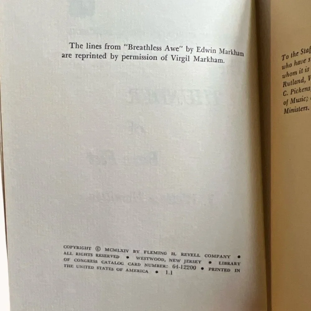 The Thunder of Bare Feet J. Wallace Hamilton 1964 First Edition Hardcover